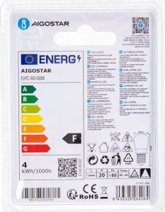 Aigostar  Żarówka LED do Lodówki T26 E14 3,5W Żarówka LED do Lodówki T26 E14 3,5W 6