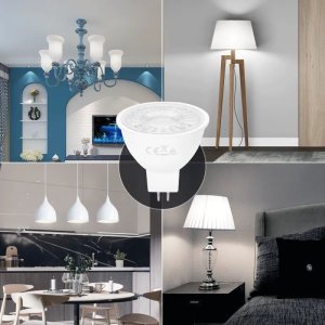 Aigostar  Żarówka reflektorek halogen COB MR16 6W/AC/DC12V biały zimny fi50mm Żarówka reflektorek halogen COB MR16 6W/AC/DC12V biały zimny fi50mm 6