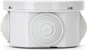 Aigostar  Wodoodporna puszka instalacyjna okrągłaWymiary: 65x30mm IP44 szara Wodoodporna puszka instalacyjna okrągłaWymiary: 65x30mm IP44 szara 2