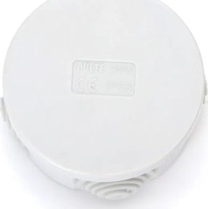 Aigostar  Wodoodporna puszka instalacyjna okrągłaWymiary: 65x30mm IP44 szara Wodoodporna puszka instalacyjna okrągłaWymiary: 65x30mm IP44 szara 3