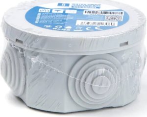 Aigostar  Wodoodporna puszka instalacyjna okrągłaWymiary: 65x30mm IP44 szara Wodoodporna puszka instalacyjna okrągłaWymiary: 65x30mm IP44 szara 5