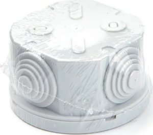 Aigostar  Wodoodporna puszka instalacyjna okrągłaWymiary: 65x30mm IP44 szara Wodoodporna puszka instalacyjna okrągłaWymiary: 65x30mm IP44 szara 6