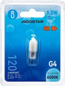 Aigostar  Żarówka LED Mleczna Biel G4 1.3W Koraliki Lampowe LED Mleczna Biel G4 1.3W 4