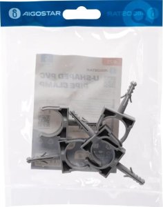 Aigostar  Zacisk do rur z PVC w kształcie litery U ze śrubą rozporową,  Zacisk do rur z PVC w kształcie litery U ze śrubą rozporową, 5