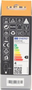 Aigostar  Żrówka diodowa świeczka LED C37 E14 4W 3000K Żrówka diodowa świeczka LED C37 E14 4W 3000K 3