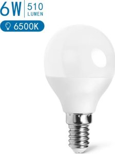 Aigostar  Żarówka diodowa LED G45 E14 6W Żarówka diodowa LED G45 E14 6W 1