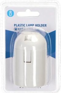 Aigostar  Oprawka żarówki E27 z tworzywa sztucznego, skręcana i z Oprawka żarówki E27 z tworzywa sztucznego, skręcana i z 3