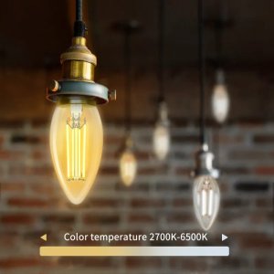 Aigostar  Inteligentna żarówka WB C35 E27 Wi-Fi Bursztynowa Inteligentna żarówka WB C35 E27 Wi-Fi Bursztynowa 3