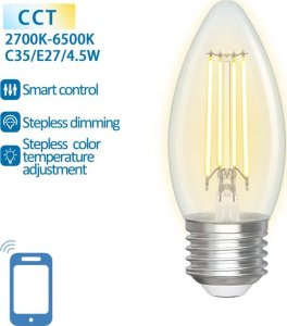 Aigostar  Inteligentna żarówka WB A60 C35 Wi-Fi Przezroczysta Inteligentna żarówka WB A60 C35 Wi-Fi Przezroczysta 2