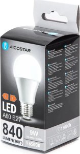 Aigostar  Żarówka diodowa LED A60 E27 9W 6500k Żarówka diodowa LED A60 E27 9W 6500k 1