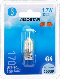 Aigostar  Żarówka diodowa LED G4 1,7W zimna Żarówka diodowa LED G4 1,7W 5