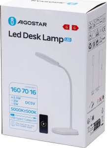 Lampka biurkowa Aigostar  biała 4
