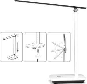 Lampka biurkowa Aigostar  Wielofunkcyjna lampa biurkowa ściemniana, CCT i z możliwością Wielofunkcyjna lampa biurkowa ściemniana, CCT i z możliwością 2