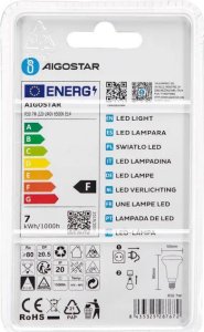 Aigostar  Żarówka diodowa skupiona LED R50 E14 7W 6500k 610lm biała zimna Żarówka diodowa skupiona LED R50 E14 7W 6500k 610lm biała zimna 1