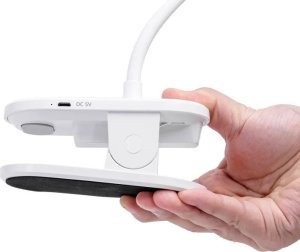 Lampka biurkowa Aigostar  Lampa biurkowa zaciskowa LED ładowalna Lampa zaciskowa LED ładowalna 4