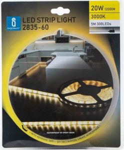 Taśma LED Aigostar  Taśma LED Pasek świetlny niskiego napięcia 5m ciepła LED Pasek świetlny niskiego napięcia 5m 9