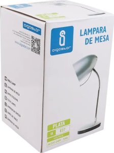 Lampka biurkowa Aigostar  Lampa biurkowa bez źródła światła Srebrna E27 Lampa biurkowa bez źródła światła Srebrna E27 6