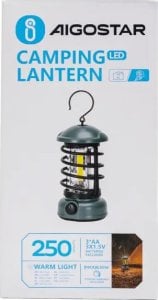 Aigostar  Ściemniana latarka kempingowa z pokrętłem na 3 baterie AA Ściemniana latarka kempingowa z pokrętłem na 3 baterie AA 5