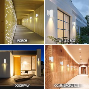 Kinkiet Aigostar  Kinki9et led biały bez źródła światła GU10 Jednokierunkowa lampa ścienna biała bez źródła światła GU10 5