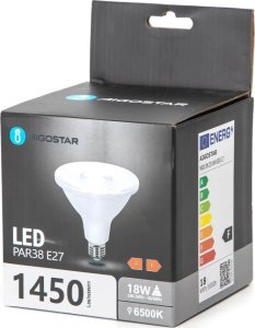 Aigostar  Żarówka punktowa skupiona LED PAR38 E27 18W 6500k Żarówka punktowa skupiona LED PAR38 E27 18W 6500k 1