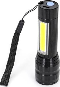 Latarka Aigostar  Latarka z regulacją ostrości i światłem bocznym ładowalna z 5/usb Latarka z regulacją ostrości i światłem bocznym ładowalna z 5/usb 2