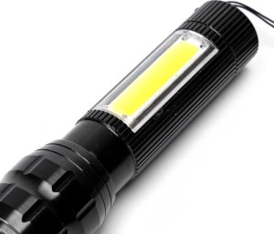 Latarka Aigostar  Latarka z regulacją ostrości i światłem bocznym ładowalna z 5/usb Latarka z regulacją ostrości i światłem bocznym ładowalna z 5/usb 4