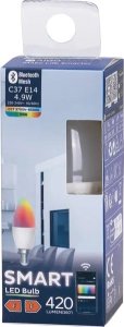 Aigostar  Żarówka diodowa Bluetooth MESH C37 E14 4,9W RGB+CCT Żarówka diodowa Bluetooth MESH C37 E14 4,9W RGB+CCT 4
