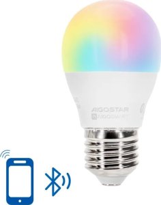 Aigostar  Żarówka led bluetooth MESH G45 E27 6,5W, RGB+CCT Żarówka led bluetooth MESH G45 E27 6,5W, RGB+CCT 2
