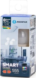 Aigostar  Żarówka led bluetooth MESH G45 E27 6,5W, RGB+CCT Żarówka led bluetooth MESH G45 E27 6,5W, RGB+CCT 4