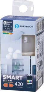 Aigostar  Żarówka diodowa Bluetooth MESH G45 E14 4,9W RGB+CCT Żarówka diodowa Bluetooth MESH G45 E14 4,9W RGB+CCT 4