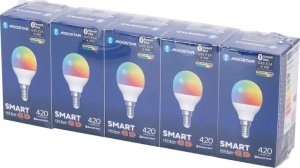 Aigostar  Żarówka diodowa Bluetooth MESH G45 E14 4,9W RGB+CCT Żarówka diodowa Bluetooth MESH G45 E14 4,9W RGB+CCT 6