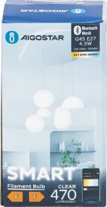 Aigostar  Inteligentna żarówka Bluetooth Mesh G45 4.5W CCT Inteligentna żarówka Bluetooth Mesh G45 4.5W CCT 5