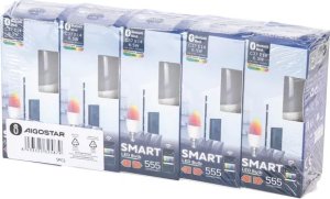 Aigostar  Żarówka diodowa Bluetooth MESH C37 E14 6,5W RGB+CCT Żarówka diodowa Bluetooth MESH C37 E14 6,5W RGB+CCT 5