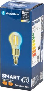 Aigostar  Inteligentna żarówka Bluetooth Mesh G45 4.5W CCT E14 Inteligentna żarówka Bluetooth Mesh G45 4.5W CCT 4
