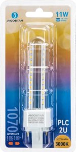 Świetlówka kompaktowa Aigostar  Świetlówka tuba LED PLC 2U 11W biała ciepła Świetlówka tuba LED PLC 2U 11W biała ciepła 7