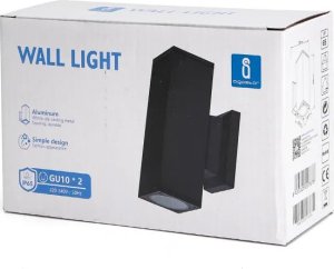 Kinkiet Aigostar  Kinkiet dwukierunkowy lampa ścienna czarna bez źródła światła GU10 Dwukierunkowa lampa ścienna czarna bez źródła światła GU10 7