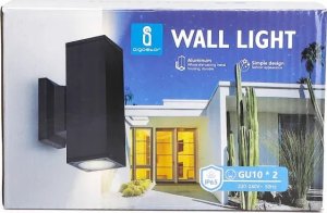 Kinkiet Aigostar  Kinkiet dwukierunkowy lampa ścienna czarna bez źródła światła GU10 Dwukierunkowa lampa ścienna czarna bez źródła światła GU10 9