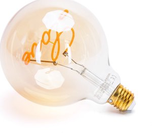 Aigostar  Żarówka ozdobna LED filament z napisem Love E27 4W duża bańka fi120 Żarówka ozdobna LED filament z napisem Love E27 4W duża bańka fi120 2
