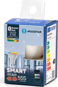 Aigostar  Inteligentna żarówka Bluetooth MESH GU10 6.5W RGB+CCT Inteligentna żarówka Bluetooth MESH GU10 6.5W RGB+CCT 1