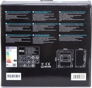 Naświetlacz Aigostar  Przenośna lampa robocza halogen led z podstawką 50W 6500K kabel 1,8m Przenośna lampa robocza halogen led z podstawką 50W 6500K kabel 1,8m 5