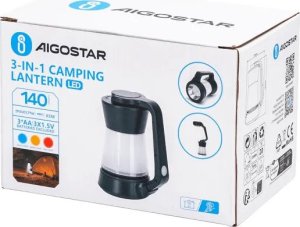 Latarka Aigostar  Latarka kempingowa 3 w 1 ściemniana na 3 baterie AA Latarka kempingowa 3 w 1 ściemniana na 3 baterie AA 6