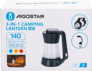 Latarka Aigostar  Latarka kempingowa 3 w 1 ściemniana na 3 baterie AA Latarka kempingowa 3 w 1 ściemniana na 3 baterie AA 7