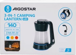 Latarka Aigostar  Latarka kempingowa 3 w 1 ściemniana na 3 baterie AA Latarka kempingowa 3 w 1 ściemniana na 3 baterie AA 7