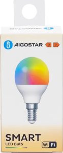 Aigostar  Inteligentna żarówka LED WB G45 E14 Wi-Fi 6,5W Inteligentna żarówka LED WB G45 E14 Wi-Fi 6,5W 6