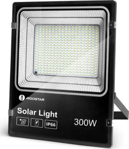 Naświetlacz Aigostar  Mocny halogen Solarny reflektor LED 300W zimny Solarny reflektor LED 300W 1