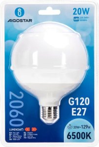 Aigostar  Zarówka diodowa LED G120 E27 20W Zarówka diodowa LED G120 E27 20W 5