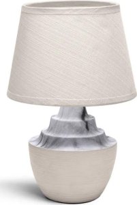 Lampa stołowa Aigostar  Ceramiczna lampa stołowa bez źródła światła E14 Ceramiczna lampa stołowa bez źródła światła E14 1