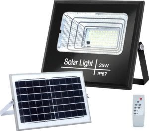 Naświetlacz Aigostar  Halogen Solarny reflektor LED 25W Solarny reflektor LED 25W 1