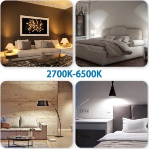 Aigostar  Inteligentna żarówka LED WB G45 E27 Wi-Fi 6,5W Inteligentna żarówka LED WB G45 E27 Wi-Fi 6,5W 2