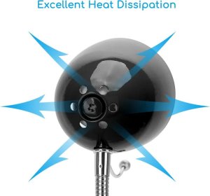 Lampka biurkowa Aigostar  czarna 4